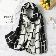 2022 New Design Brand Women Scarf Fashion Print Cotton Spring Winter Warm Scarves Hijabs Lady Pashmina Foulard Bandana Plaid 0 DailyAlertDeals m24-2 180x90cm 