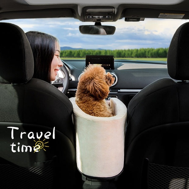 Portable Cat Dog Bed Travel Central Control Car Safety Pet Seat Transport Dog Carrier Protector For Small Dog Chihuahua Teddy 0 DailyAlertDeals   