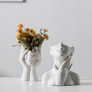 Interior Decor The Body Art Abstract Ceramic Pottery Vase Art Flower Creative Flowerpot Desktop Ornaments Home Decorations Ceramic Vase DailyAlertDeals   