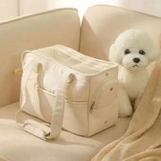 Puppy Cat Kitten Portable Pet Dog Carrier Bag Rabbit Pet Animal Carrier One-shoulder Bag Breathable 6KG Load, Without mat 0 DailyAlertDeals   
