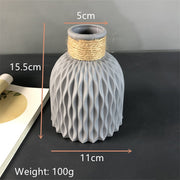 Modern Flower Vase Imitation Ceramic Flower Pot Decoration Home Plastic Vase Flower Arrangement Nordic Style Home Decoration Vases Flower Pots DailyAlertDeals   