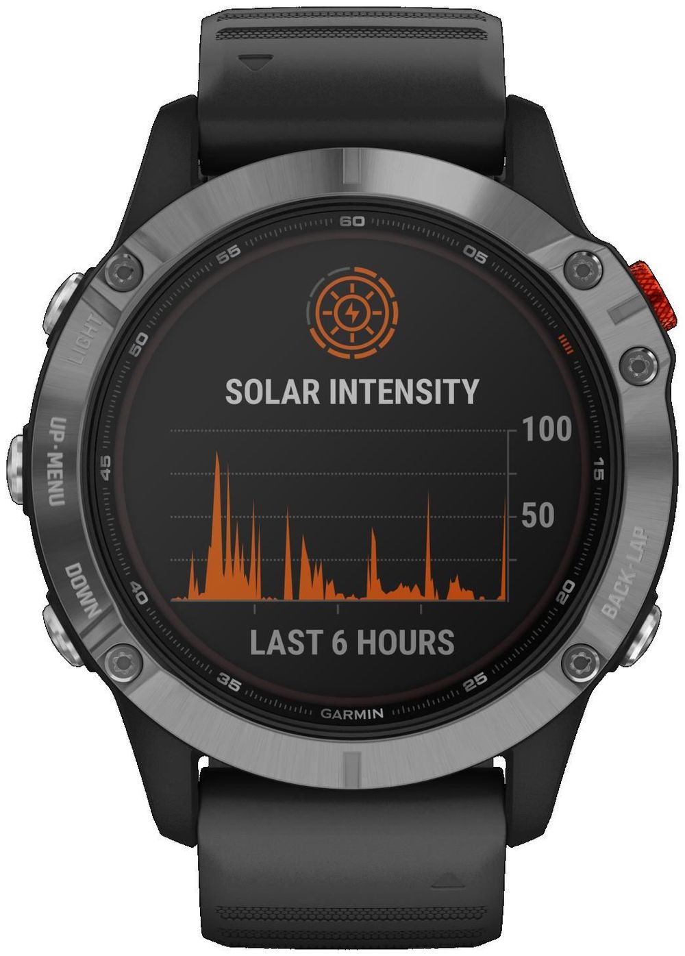 Garmin FENIX 6 SOLAR schwarz Smart Watch Waterproof Bluetooth Wifi NFC GPS With monitoring Activity Fitness Gear Watch smart watch DailyAlertDeals   