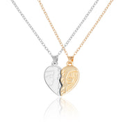 2Pcs/Lot Magnetic Couple Necklace Friendship Heart Pendant Distance Faceted Charm Necklace Women Valentine&#39;s Day Gift 2021 0 DailyAlertDeals 15  