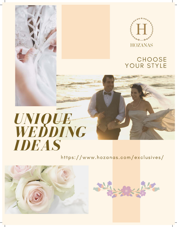 UNIQUE WEDDING IDEAS  hozanas4life   