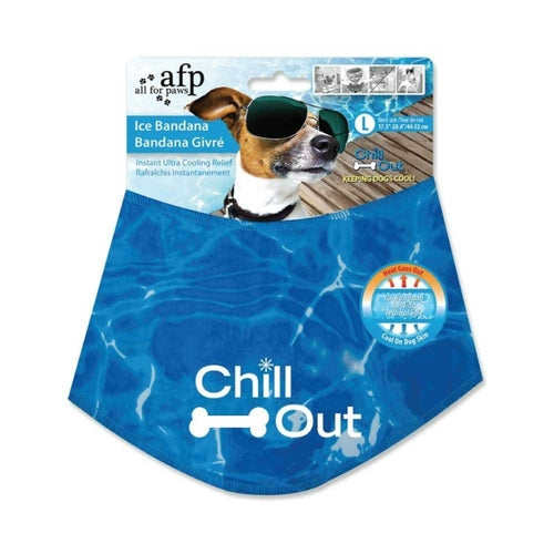 All For Paws Ice Dog Cooling Bandana Chill Out Pet Neck Cool Collar Home & Garden Ozdingo Medium  