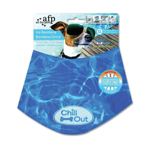 All For Paws Ice Dog Cooling Bandana Chill Out Pet Neck Cool Collar Home & Garden Ozdingo X-Large  