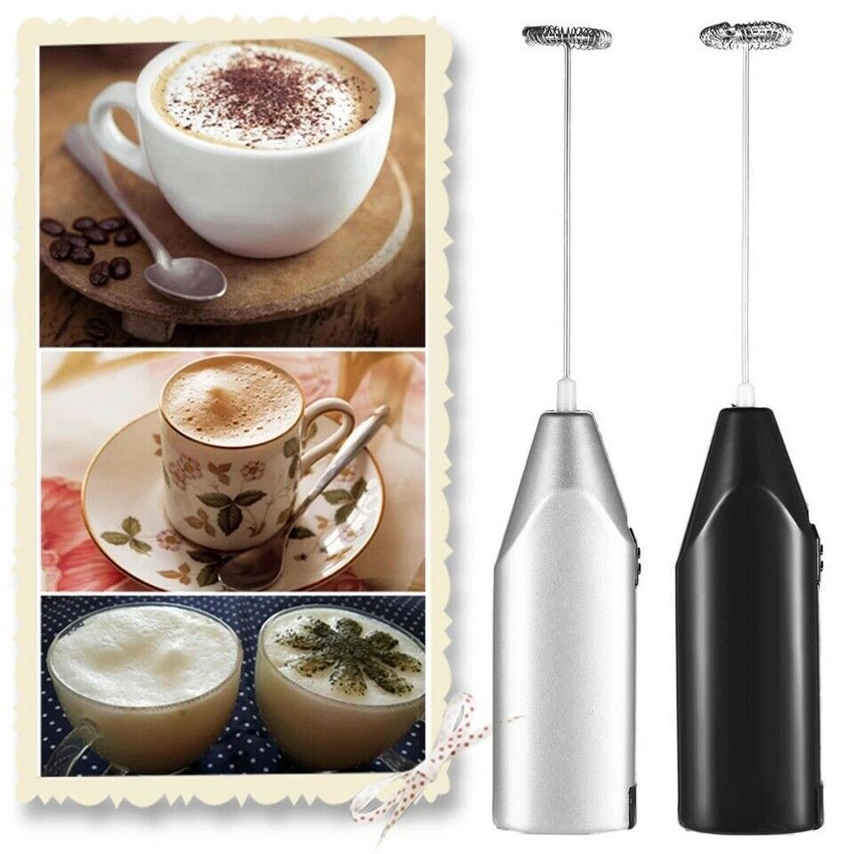 Mini Handle Electrical Stirrer Practical Milk Drink Coffee Hand Whisk Mixer Electric Egg Beater Frother Foamer Kitchen Tool Kitchen accessories Orange Felix   