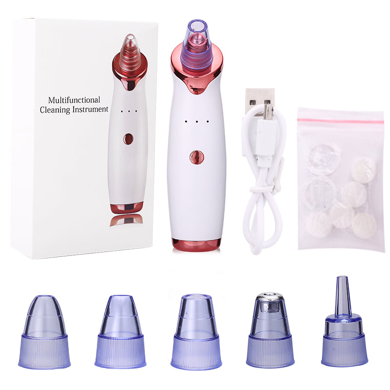 Blackhead Remover Instrument Black Dot Remover Acne Vacuum Suction Face Clean Black Head Pore Cleaning Beauty Skin Care Tool Personal Care Orange Felix   