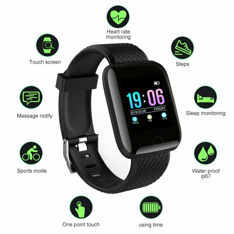 1.3 Inch Wireless Bluetooth Smart Watches with Fitness Tracker Gear Activity Monitoring Tech Accessories G-Services   