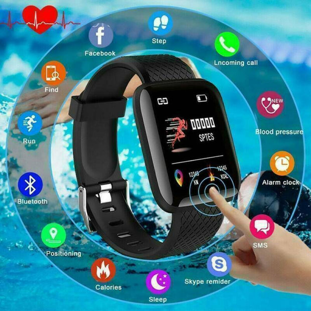 1.3 Inch Wireless Bluetooth Smart Watches with Fitness Tracker Gear Activity Monitoring Tech Accessories G-Services   