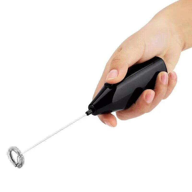 Mini Handle Electrical Stirrer Practical Milk Drink Coffee Hand Whisk Mixer Electric Egg Beater Frother Foamer Kitchen Tool Kitchen accessories Orange Felix   