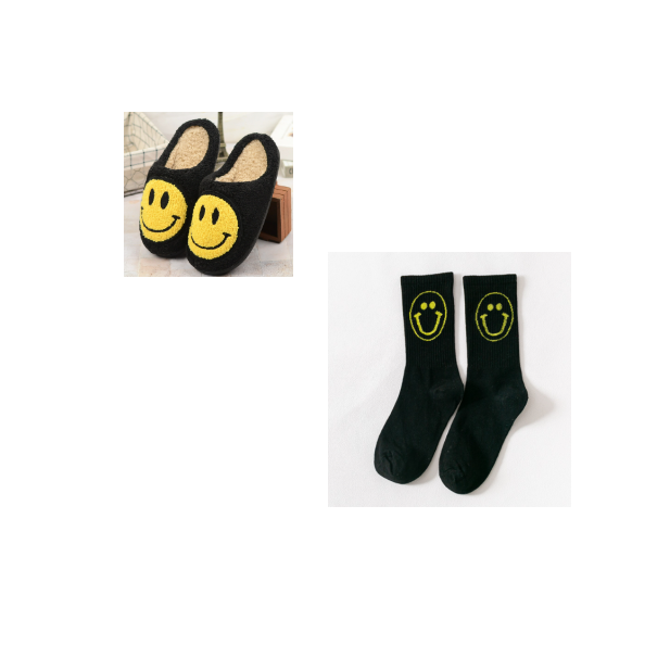 Cute Plush Half-wrapped Heel Non-slip Warm House Slippers Shoe Accessories Orange Felix Black black set 37 to 38 