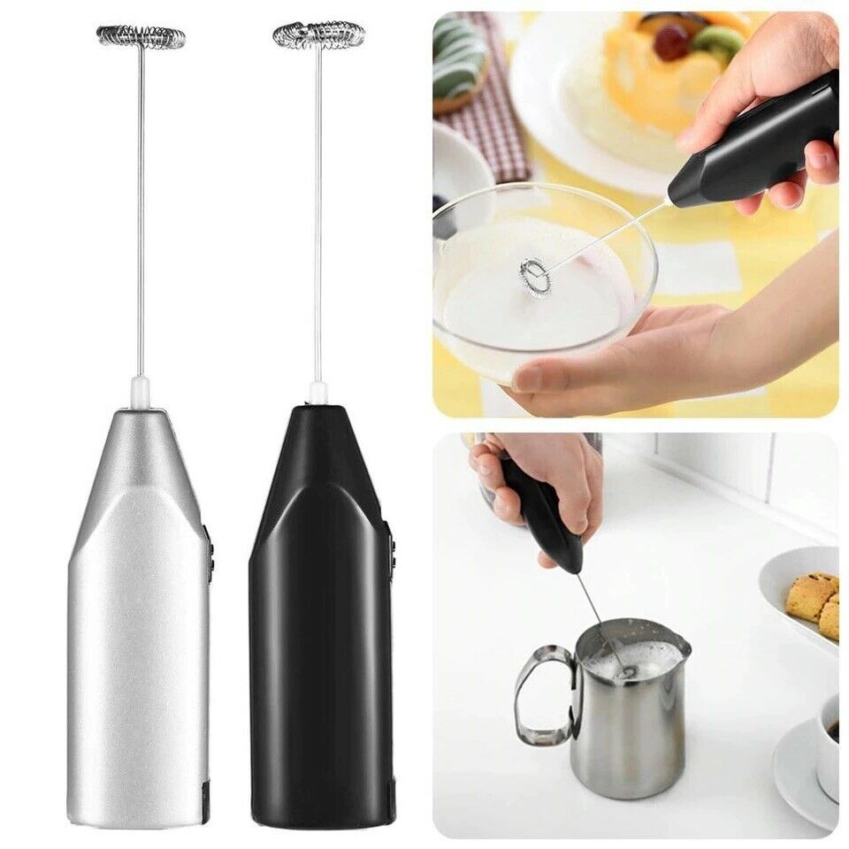 Mini Handle Electrical Stirrer Practical Milk Drink Coffee Hand Whisk Mixer Electric Egg Beater Frother Foamer Kitchen Tool Kitchen accessories Orange Felix   