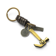 Classic keyboard guitar bike elephant shape series brass Copper keychains  hozanas4life K020126D 12 cm 