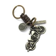 Classic keyboard guitar bike elephant shape series brass Copper keychains  hozanas4life K020130D 12 cm 