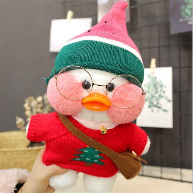 30cm Cartoon Cute LaLafanfan Cafe Duck Plush Toy Stuffed Soft Kawaii Duck Doll  hozanas4life 21  