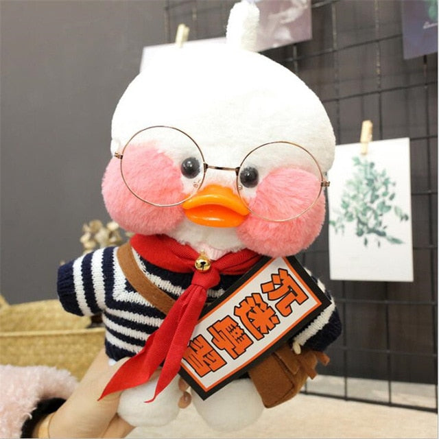 30cm Cartoon Cute LaLafanfan Cafe Duck Plush Toy Stuffed Soft Kawaii Duck Doll  hozanas4life 30  