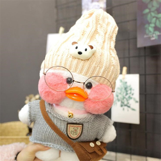 30cm Cartoon Cute LaLafanfan Cafe Duck Plush Toy Stuffed Soft Kawaii Duck Doll  hozanas4life 34  