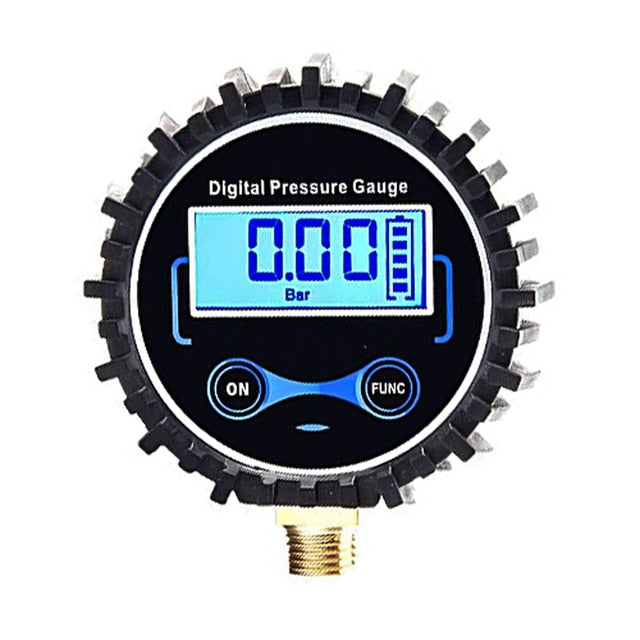 Tire Pressure Monitoring System Digital Tire Pressure Gauge Car Bike Motorcycle Tyre  hozanas4life Black Poland 