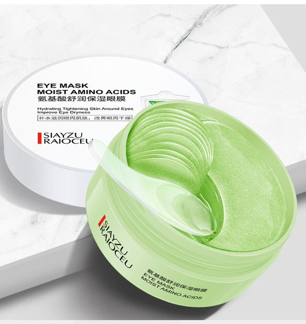 60 Pcs Avocado Collagen Mask Natural Moisturizing Gel Eye Patches Remove Dark Circles  hozanas4life Amino acid  