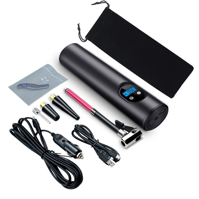 Mini Tire Air Pump Wireless Air Pump for Inflatables 12V dc wireless Tyre Pump  hozanas4life Russian Federation No reverse charge 