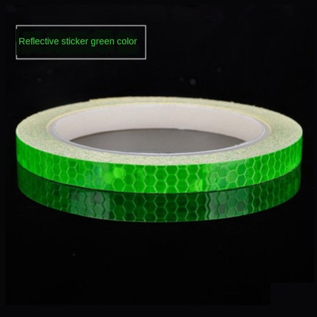 DIY Car Luminous Stickers 8m Reflective Tape Motor Bike Truck Night Light Shining DIY Car Luminous Reflective Stickers hozanas4life green-1CMx8M  