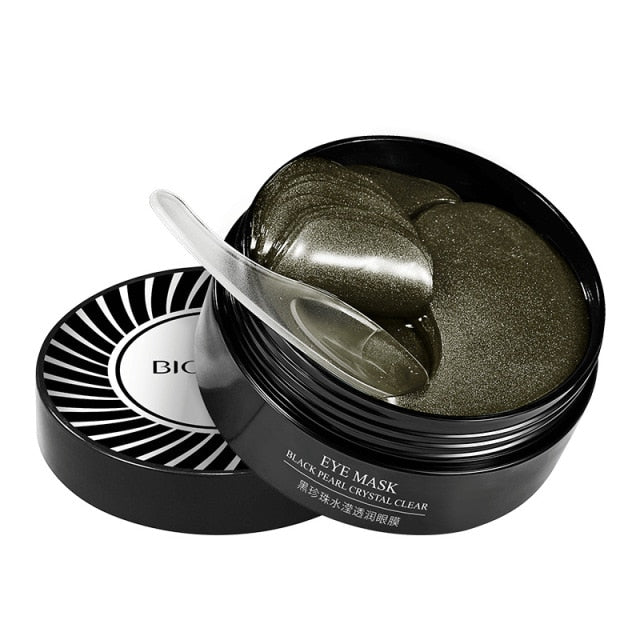 60 Pcs Avocado Collagen Mask Natural Moisturizing Gel Eye Patches Remove Dark Circles  hozanas4life black pearl  