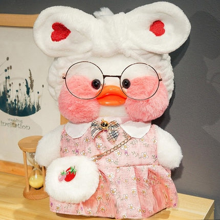 30cm Cartoon Cute LaLafanfan Cafe Duck Plush Toy Stuffed Soft Kawaii Duck Doll  hozanas4life 40  