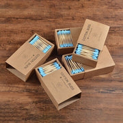 1000Pcs Eco Friendly Color Bamboo Cotton Buds Sticks Wholesale Ear Soft Buds Sticks  hozanas4life 5 BOXES 6  