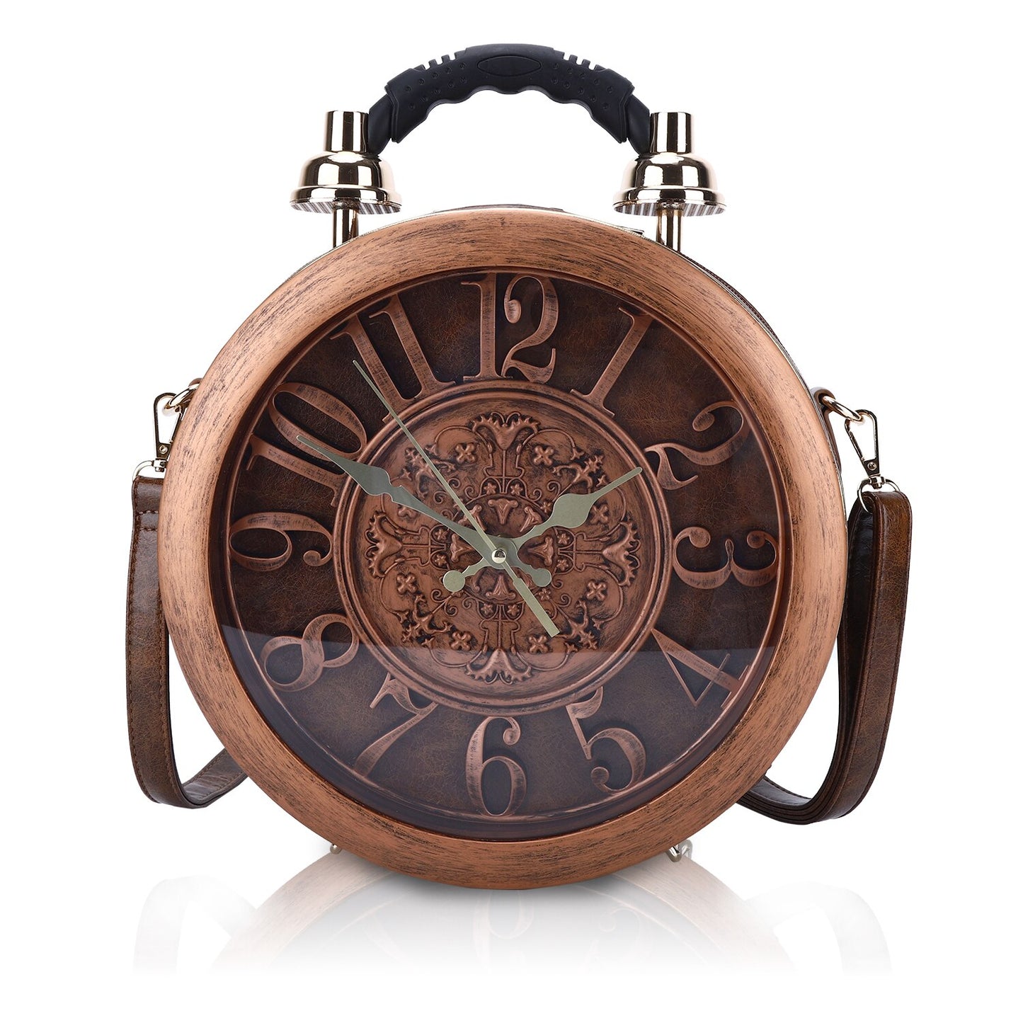 Novelty Bags Women Vintage Clock Shape Sholulder Clutch  hozanas4life   