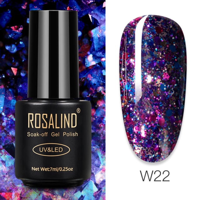ROSALIND Gel Polish 7ml Gel Nail Polish All For Manicure nail polish hozanas4life RAW22 CN 