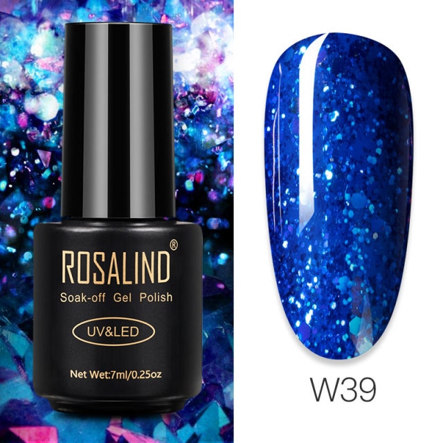 ROSALIND Gel Polish 7ml Gel Nail Polish All For Manicure nail polish hozanas4life RAW39 CN 