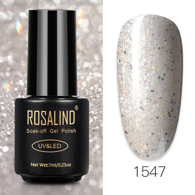ROSALIND Gel Polish 7ml Gel Nail Polish All For Manicure nail polish hozanas4life RA1547 CN 
