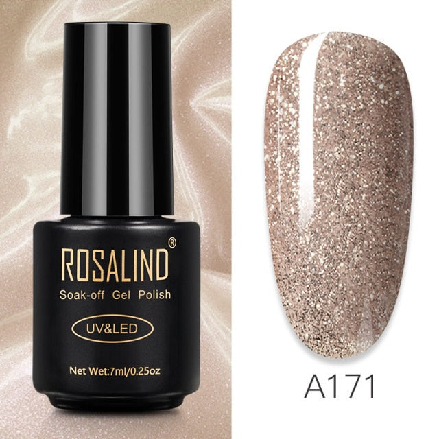 ROSALIND Gel Polish 7ml Gel Nail Polish All For Manicure nail polish hozanas4life RAA171 CN 