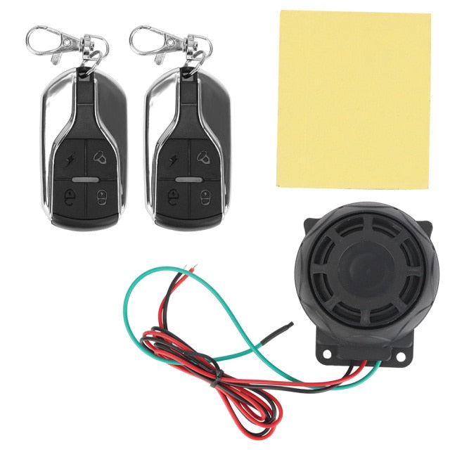 Motorcycle Bike Anti-theft Smart Alarm Security Alarm System 12V Remote Control  hozanas4life Russian Federation B 