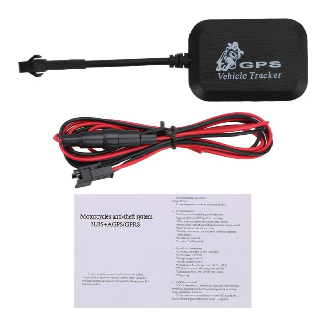 12V 24V Car GPS Tracker Locator Real Time Tracking Device Free APP Vehicle Anti-theft Tools  hozanas4life Default Title  