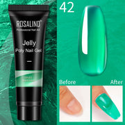 ROSALIND 15ml Poly Extension Nail Gel For Nail Art Manicure nail polish hozanas4life RE09-42  