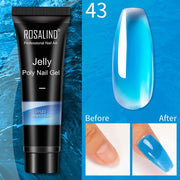 ROSALIND 15ml Poly Extension Nail Gel For Nail Art Manicure nail polish hozanas4life RE09-43  