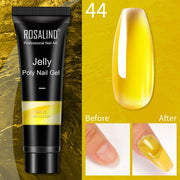 ROSALIND 15ml Poly Extension Nail Gel For Nail Art Manicure nail polish hozanas4life RE09-44  