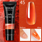 ROSALIND 15ml Poly Extension Nail Gel For Nail Art Manicure nail polish hozanas4life RE09-45  