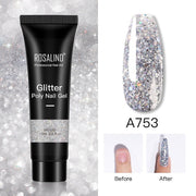 ROSALIND 15ml Poly Extension Nail Gel For Nail Art Manicure nail polish hozanas4life RE09-A753  