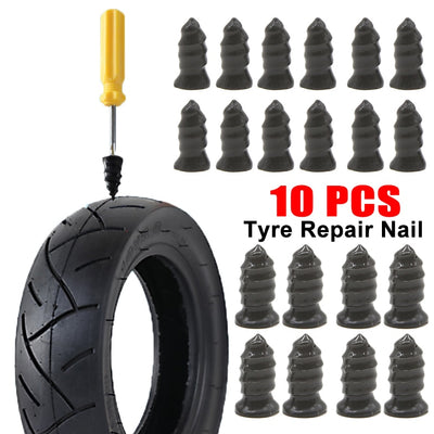10pcs Vacuum Tire Repair Nail, Tire Repair Kit, tire Puncture Repair tool for Car Motorcycle  hozanas4life   