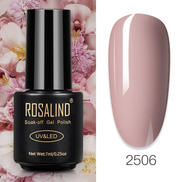 ROSALIND Gel Polish 7ml Gel Nail Polish All For Manicure nail polish hozanas4life RA2506 CN 