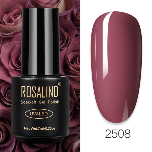 ROSALIND Gel Polish 7ml Gel Nail Polish All For Manicure nail polish hozanas4life RA2508 CN 