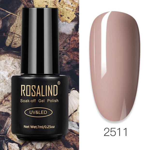 ROSALIND Gel Polish 7ml Gel Nail Polish All For Manicure nail polish hozanas4life RA2511 CN 
