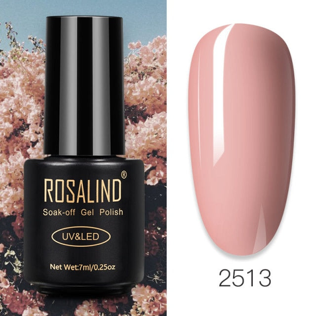 ROSALIND Gel Polish 7ml Gel Nail Polish All For Manicure nail polish hozanas4life RA2513 CN 