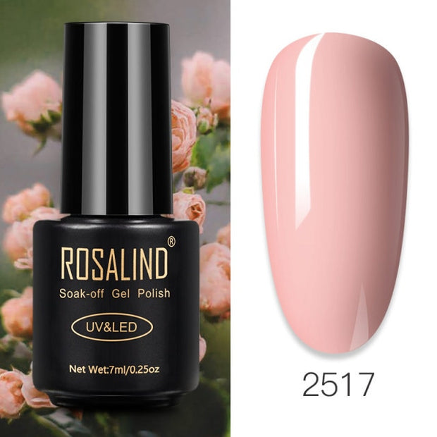 ROSALIND Gel Polish 7ml Gel Nail Polish All For Manicure nail polish hozanas4life RA2517 CN 
