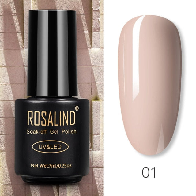 ROSALIND Gel Polish 7ml Gel Nail Polish All For Manicure nail polish hozanas4life RA01 CN 