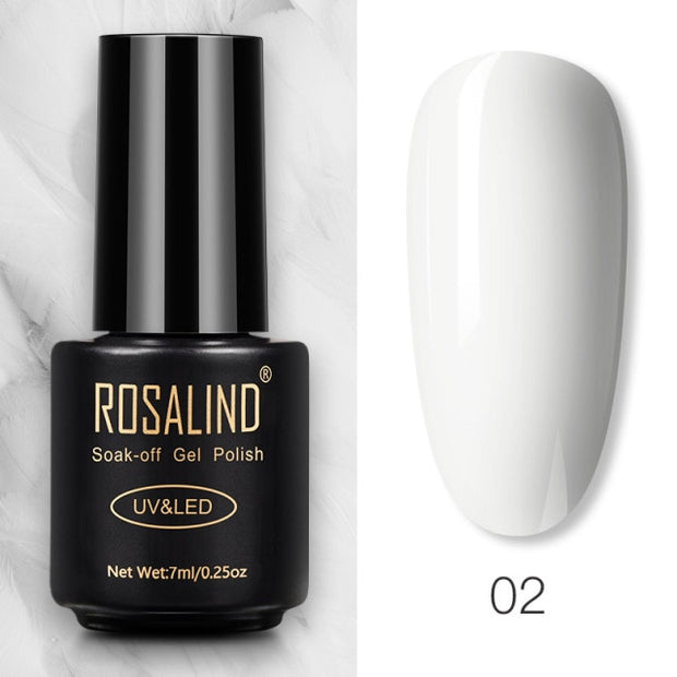 ROSALIND Gel Polish 7ml Gel Nail Polish All For Manicure nail polish hozanas4life RA02 CN 
