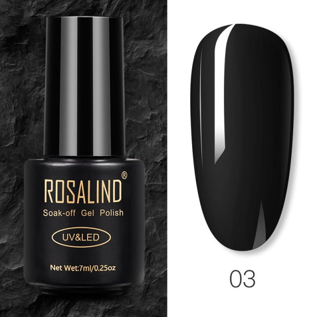 ROSALIND Gel Polish 7ml Gel Nail Polish All For Manicure nail polish hozanas4life RA03 CN 